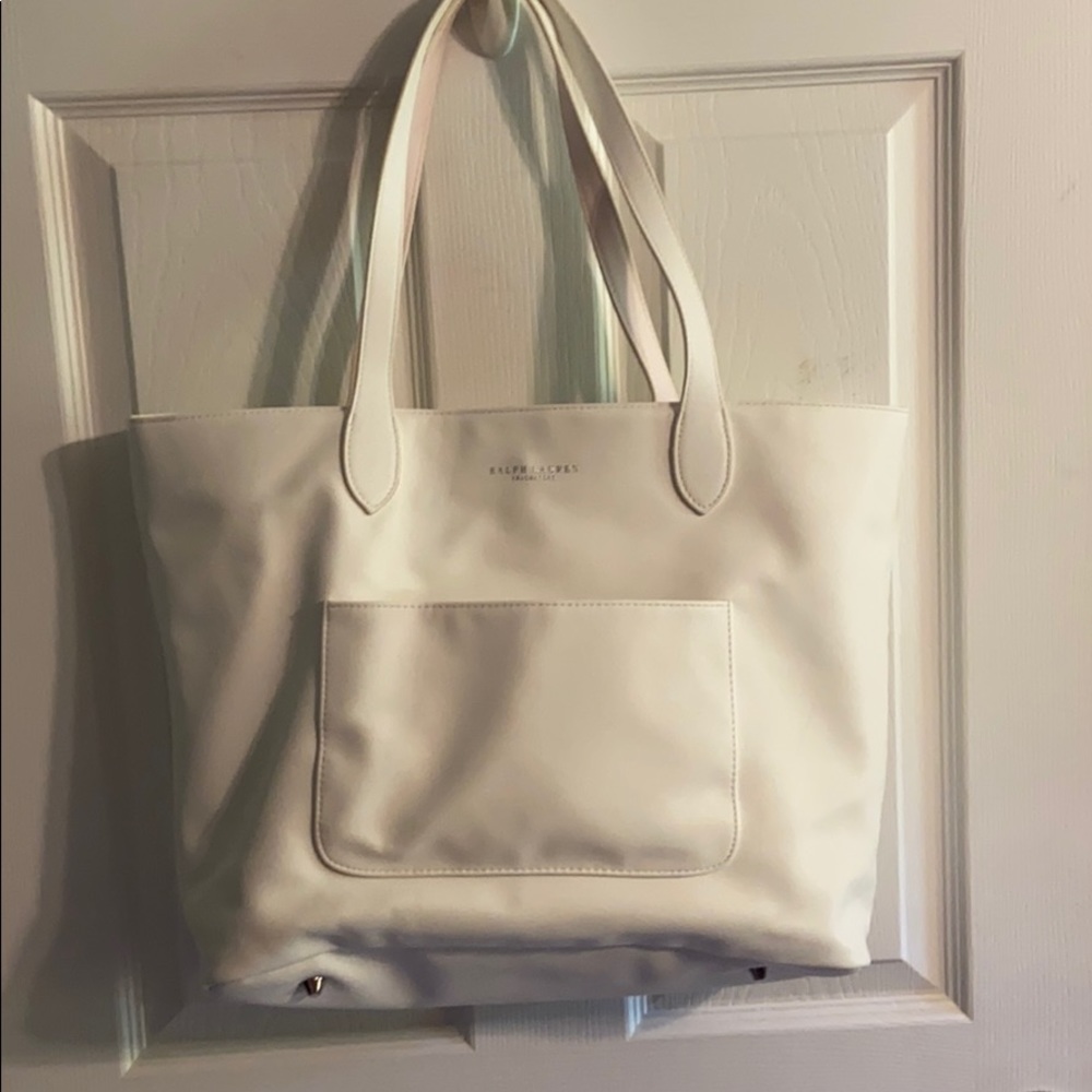 Ralph Lauren white tote